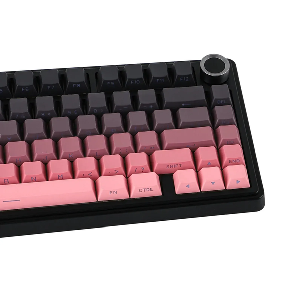 Игровая механическая клавиатура AULA F75 / Три режима подключения / Leobog Axis Reaper Switch / Pink 378 фото