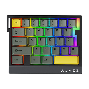 Игровая проводная магнитная клавиатура Ajazz AK029 / Ice Island Switch / Black 179 фото