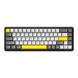 Ігрова магнітна клавіатура AJAZZ AK680 MAX / Три режими підключення / RGB / Magnetic Switch / 8К / Grey 370 фото 1