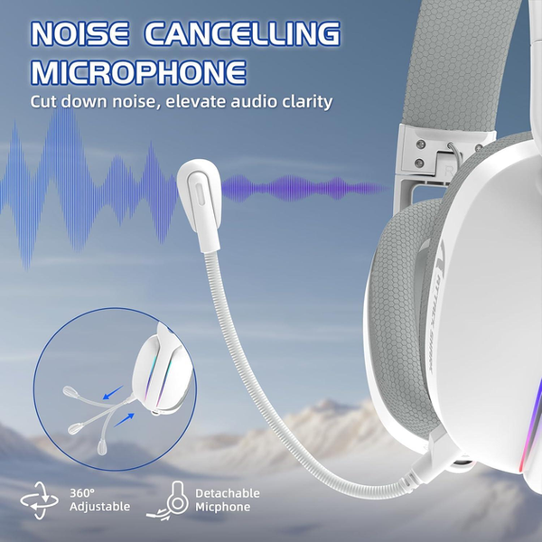 Attack Shark L90 Wireless Gaming Headset &mdash; бездротова Bluetooth-гарнітура з мікрофоном для геймерів 33 фото