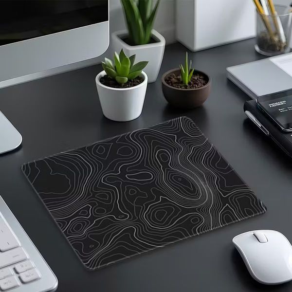 Коврик для мыши "Black Terrain" 25&times;21 см - стиль и точность для ежедневных задач 15 фото