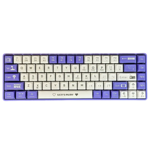 Механическая проводная клавиатура AJAZZ AK680 / Hot-Swap / Brown Switch / White Purple 388 фото