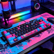 Кастомні  PBT кейкапи Jinx Arcane / 125 шт. / League of Legends дизайн / Для механічних і магнітних клавіатур / Black KC-5001 фото 2